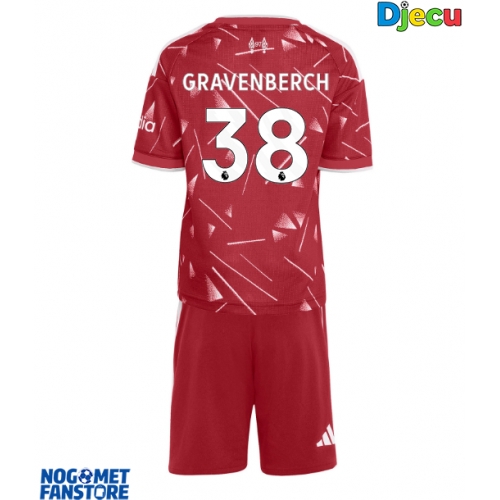 Liverpool Ryan Gravenberch #38 Domaci Dres za djecu 2026-27 Kratak Rukav (+ Kratke hlače)